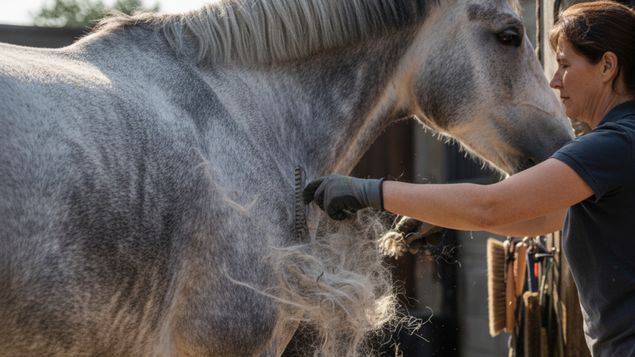 Managing your Horses Spring Shed